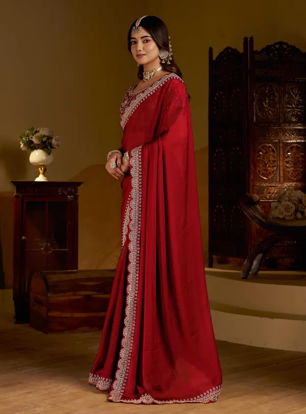 Maroon_Rangoli_Silk_Saree_with_Heavy_Embroidery_Work_and_heavy_work_Blouse_for_Wedding_&_Party_Wear