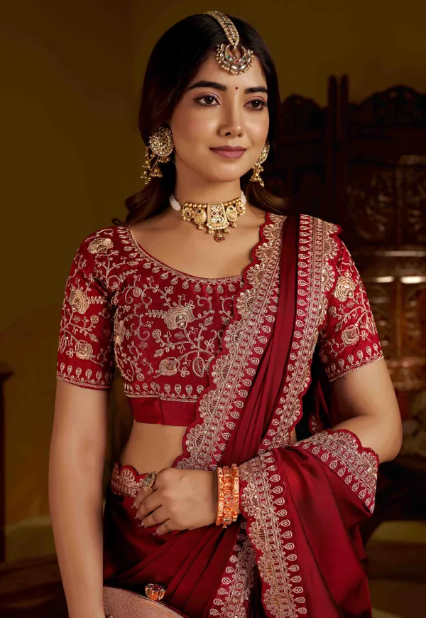 Maroon_Rangoli_Silk_Saree_with_Heavy_Embroidery_Work_and_heavy_work_Blouse_for_Wedding_&_Party_Wear