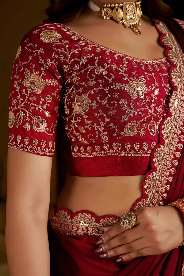 Maroon_Rangoli_Silk_Saree_with_Heavy_Embroidery_Work_and_heavy_work_Blouse_for_Wedding_&_Party_Wear