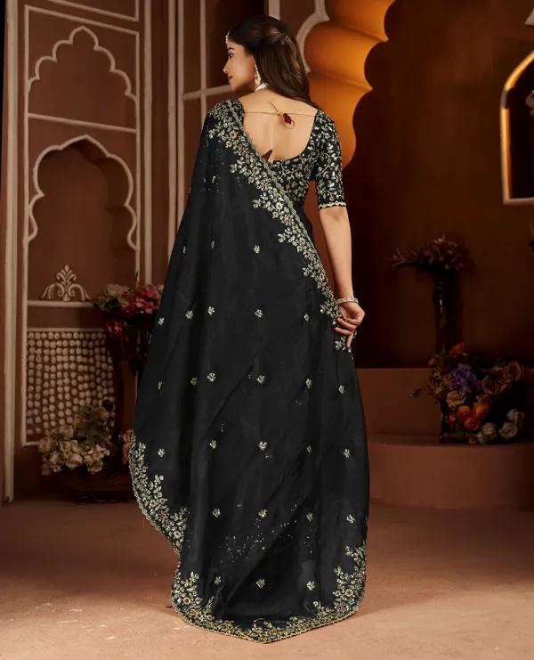 Black_Satin_Silk_Saree_with_Heavy_Embroidered_Work