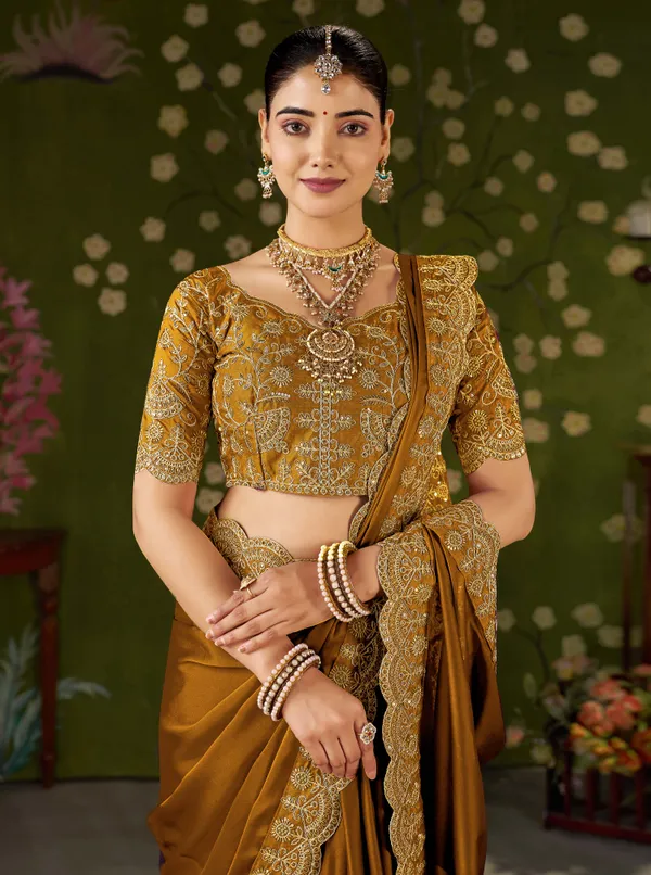 Mustard_Black_Rangoli_Silk_Saree_with_Embroidered_Designer_Blouse_Piece
