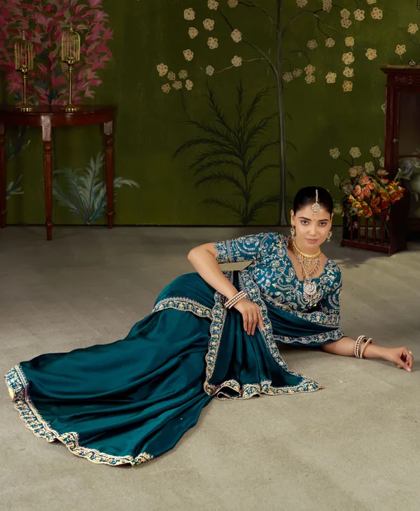 Rama_Green_Rangoli_Silk_Embroidered_Cutwork_Lace_Saree_for_Women_with_Designer_Blouse_Piece