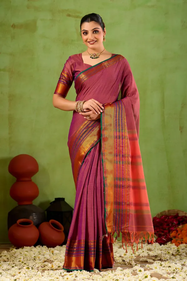 Pink_Narayanpet_Mercerized_Cotton_Saree