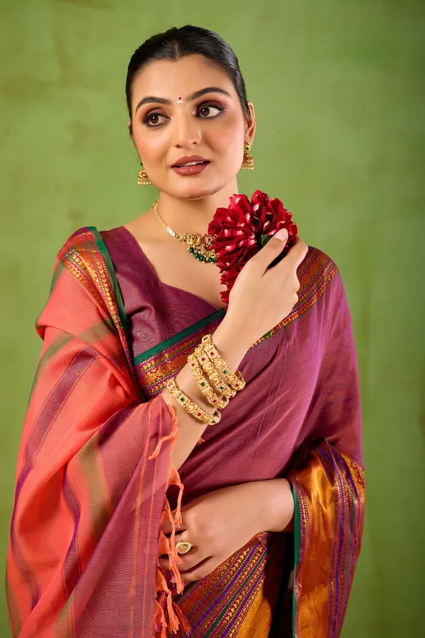 Pink_Narayanpet_Mercerized_Cotton_Saree