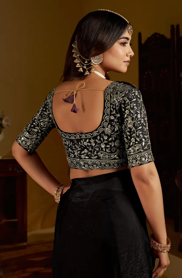 Black_Color_Satin_Silk_Saree_with_Heavy_Embroidered_Work