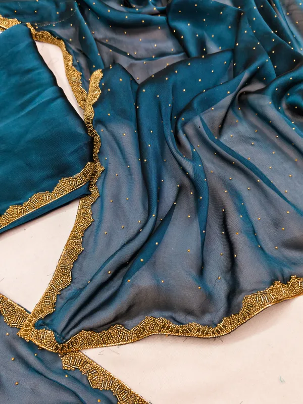 Premium_Teal_Blue_Rangoli_Silk_Saree_with_Golden_Pearl_Work_&_Heavy_Designer_Lace_Border