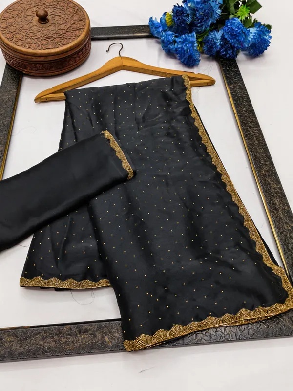Premium_Black_Rangoli_Silk_Saree_with_Golden_Pearl_Work_&_Heavy_Designer_Lace_Border