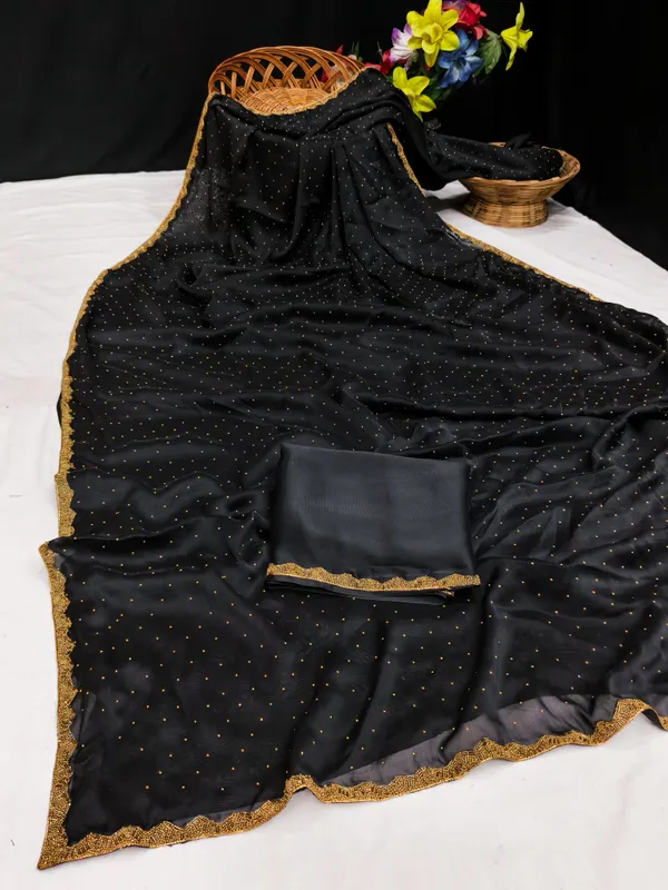 Premium_Black_Rangoli_Silk_Saree_with_Golden_Pearl_Work_&_Heavy_Designer_Lace_Border