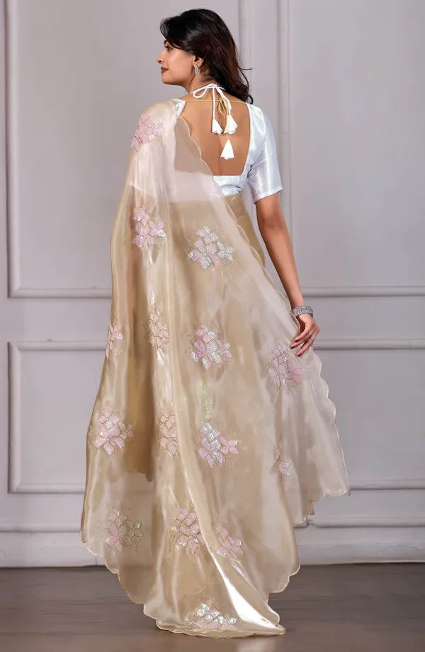 Beige_Jimmy_Choo_Saree_with_Sequin_Embroidery_|_Elegant_Party_Wear