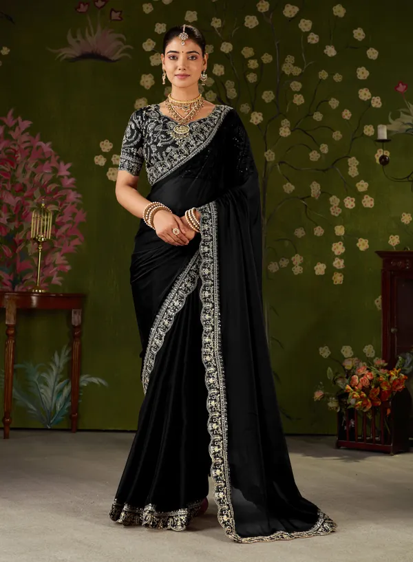 Black_Rangoli_Silk_Embroidered_Cutwork_Lace_Saree_for_Women_with_Designer_Blouse_Piece