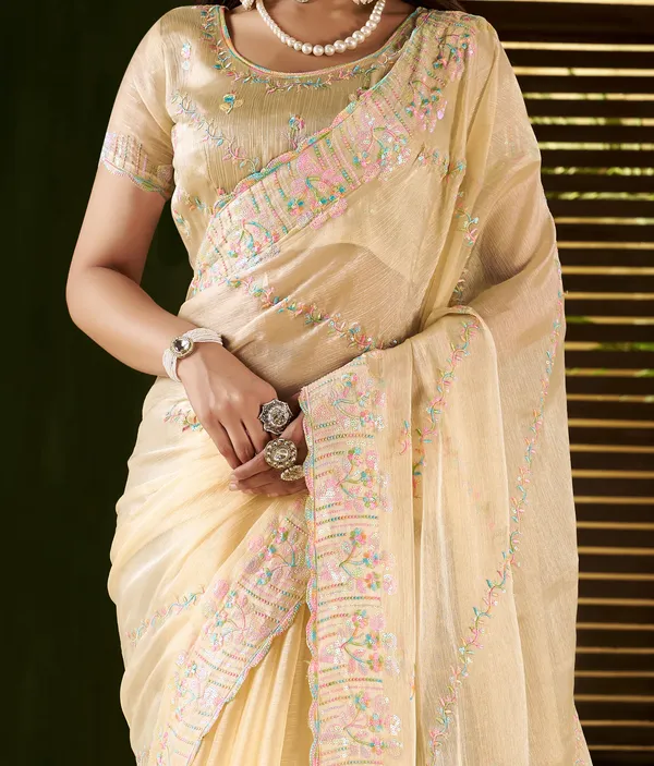Beige_Jimmy_Choo_Fabric_Saree_with_Multi_Thread_Embroidered_Work_for_Women