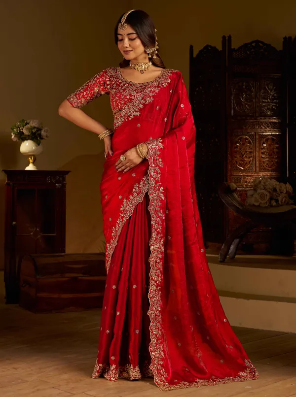 Red_Colour_Satin_Silk_Saree_with_Heavy_Embroidery_Work_Blouse_Designer_Wedding_&_Party_Wear_Ethnic_Saree_for_Women