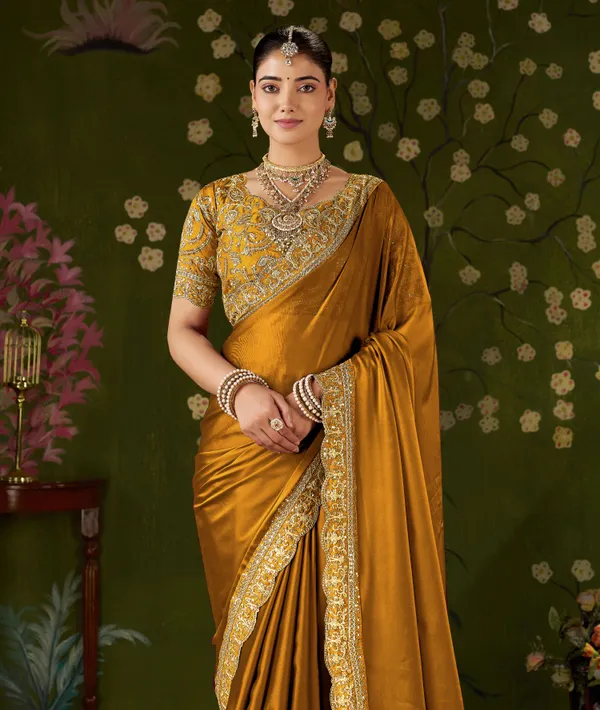 Mustard_Black_Rangoli_Silk_Saree_with_Embroidered_Designer_Blouse_Piece