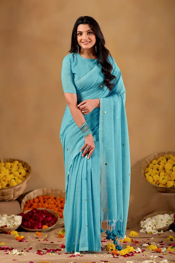 Sky_Handloom_Gini_Cotton_Saree