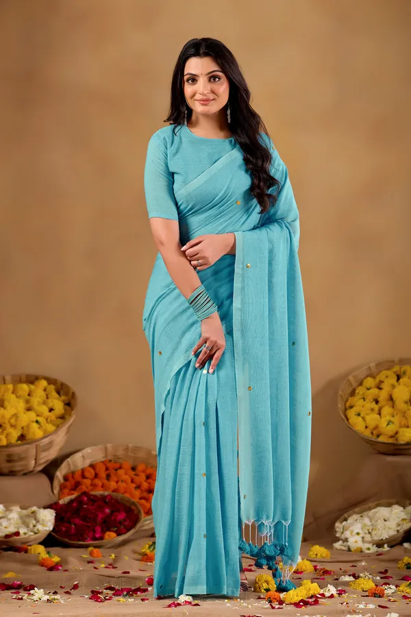 Sky_Handloom_Gini_Cotton_Saree