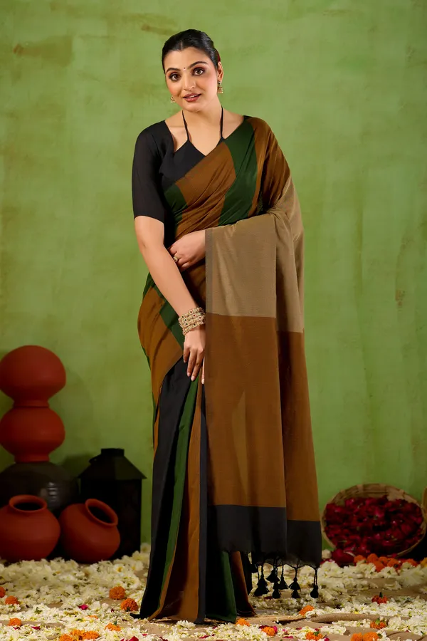 Green_Handloom_Khadi_Cotton_Saree