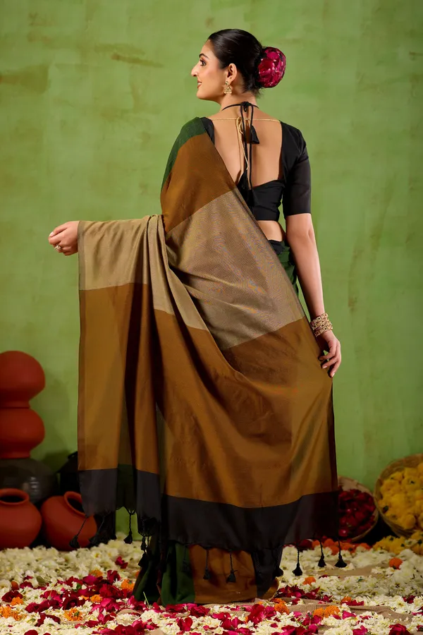 Green_Handloom_Khadi_Cotton_Saree