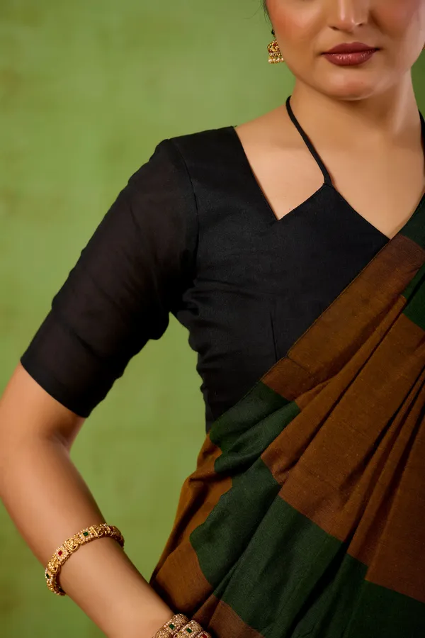 Green_Handloom_Khadi_Cotton_Saree