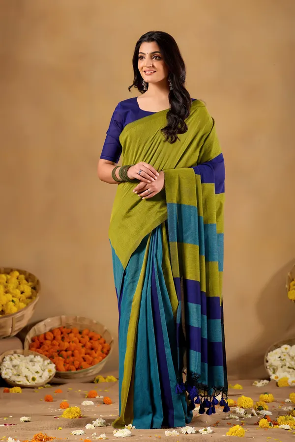 Navy_Handloom_Khadi_Cotton_Saree