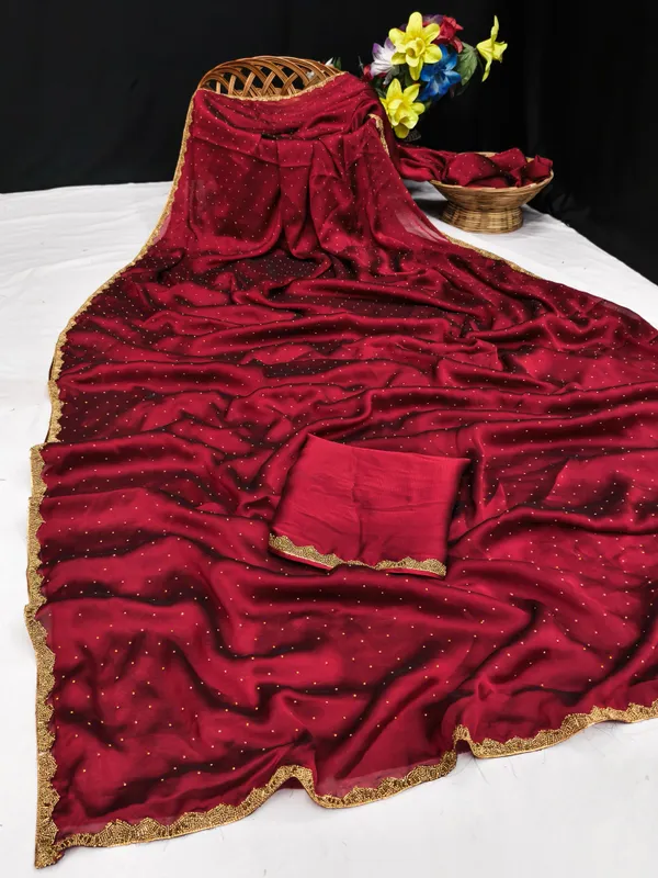 Premium_Maroon_Rangoli_Silk_Saree_with_Golden_Pearl_Work_&_Fancy_Embroidered_Lace_Border