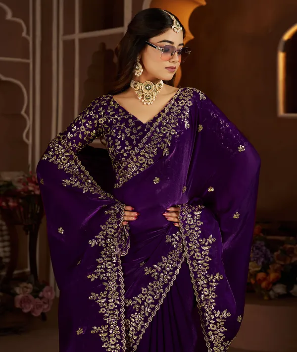 Violet_Colour_Satin_Silk_Saree_with_Heavy_Embroidery_Work_Blouse_Designer_Wedding_&_Party_Wear_Ethnic_Saree_for_Women