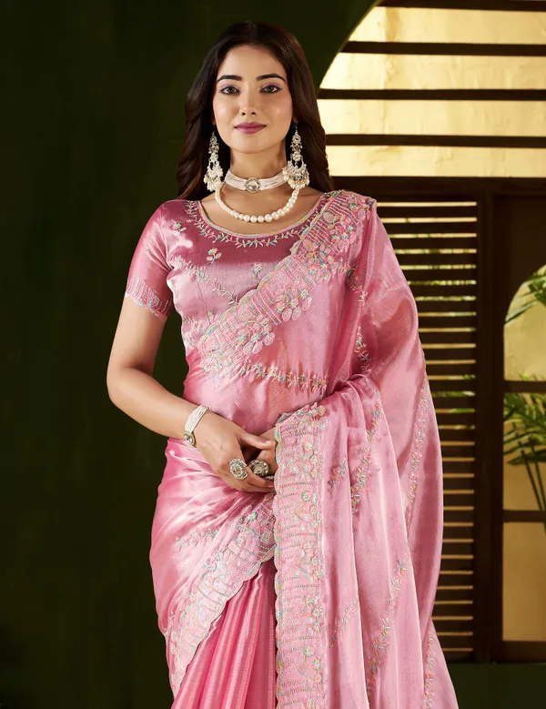 Pink_Jimmy_Choo_Fabric_Saree_with_Multi_Thread_Embroidered_Work_for_Women