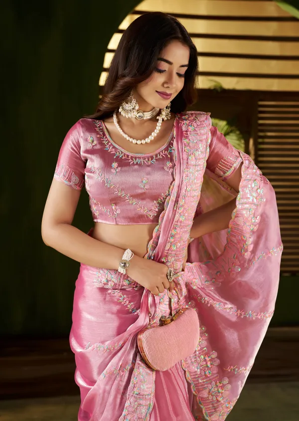 Pink_Jimmy_Choo_Fabric_Saree_with_Multi_Thread_Embroidered_Work_for_Women