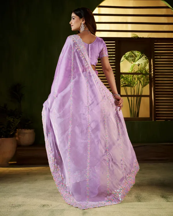 Lavender_Jimmy_Choo_Fabric_Saree_with_Multi_Thread_Embroidered_Work_for_Women