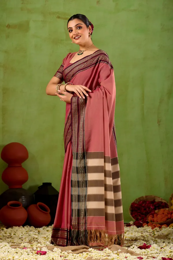Pink_Narayanpet_Mercerized_Cotton_Saree
