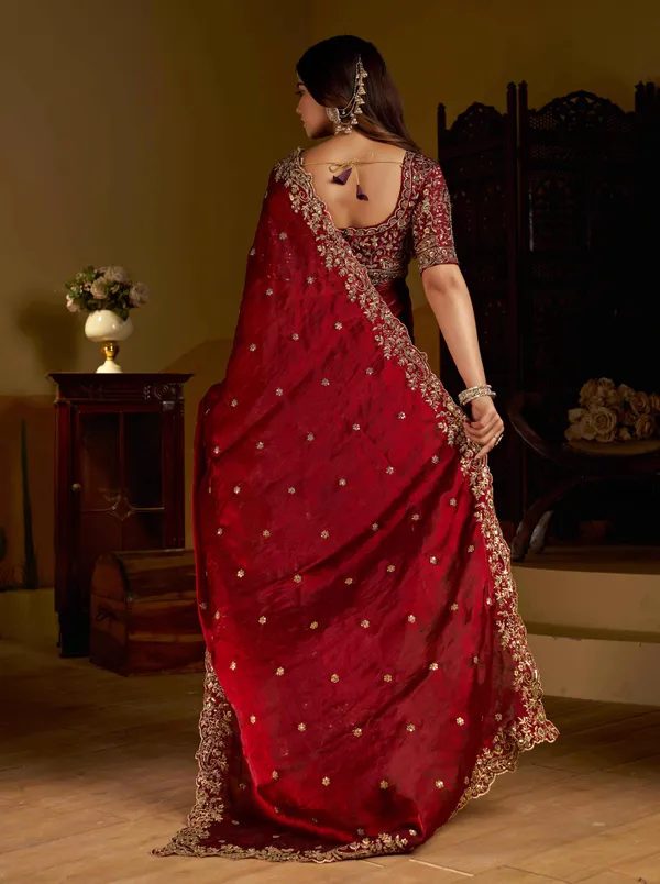 Maroon_Colour_Satin_Silk_Saree_with_Heavy_Embroidery_Work_Blouse_Designer_Wedding_&_Party_Wear_Ethnic_Saree_for_Women