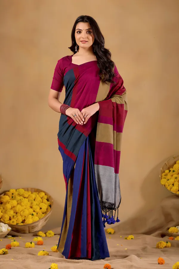 Grey_Handloom_Khadi_Cotton_Saree