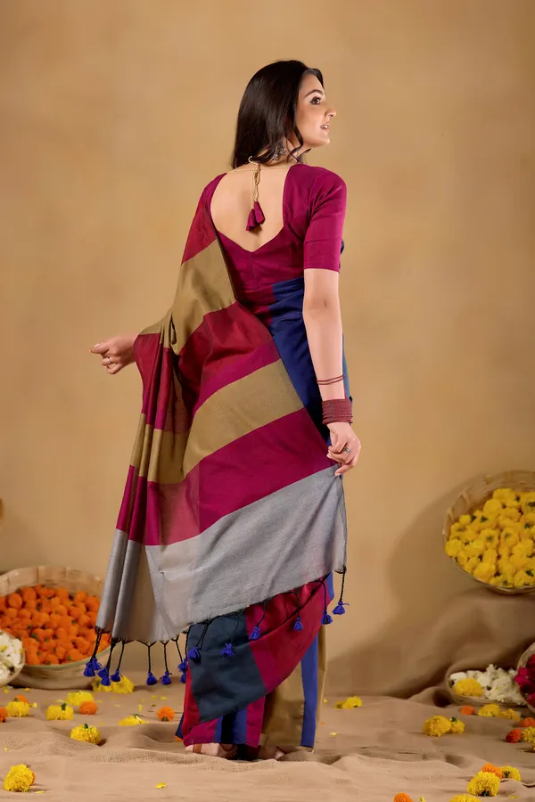 Grey_Handloom_Khadi_Cotton_Saree