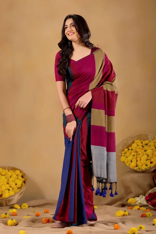 Grey_Handloom_Khadi_Cotton_Saree