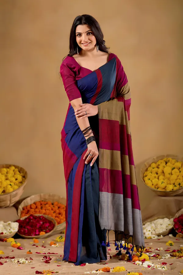 Grey_Handloom_Khadi_Cotton_Saree