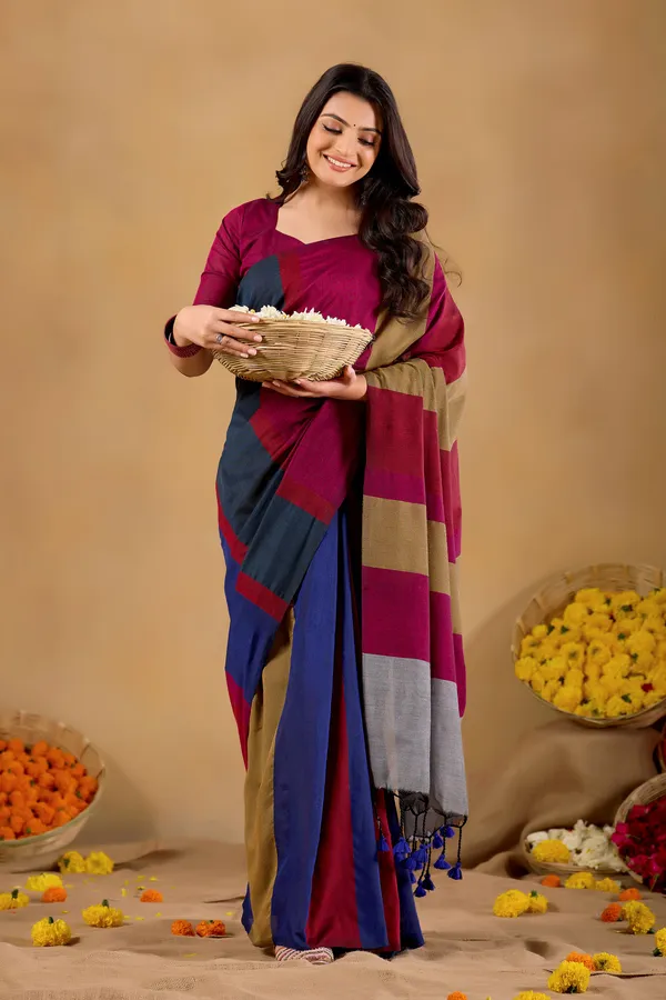 Grey_Handloom_Khadi_Cotton_Saree