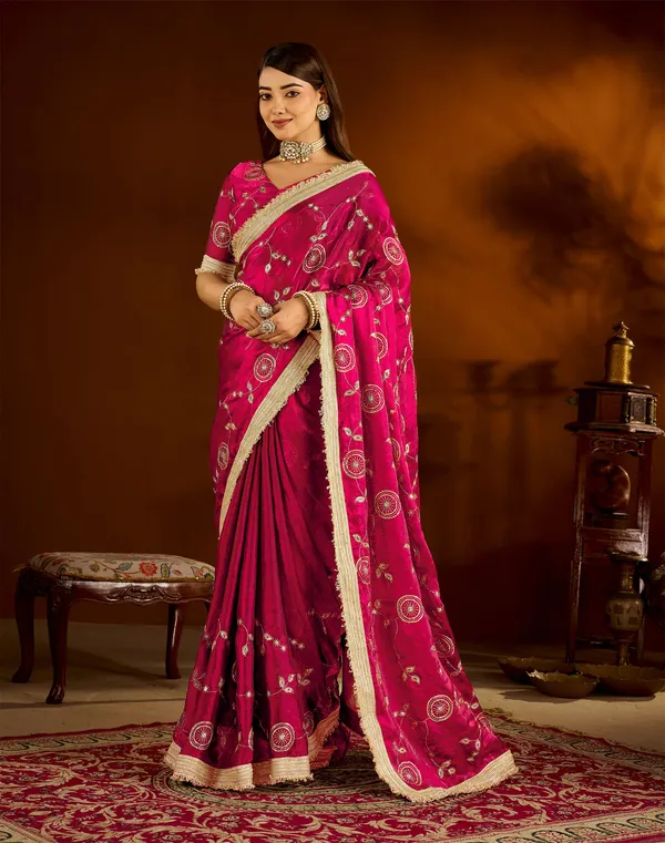 Pink_Satin_Silk_Saree_with_Heavy_Embroidered_Work
