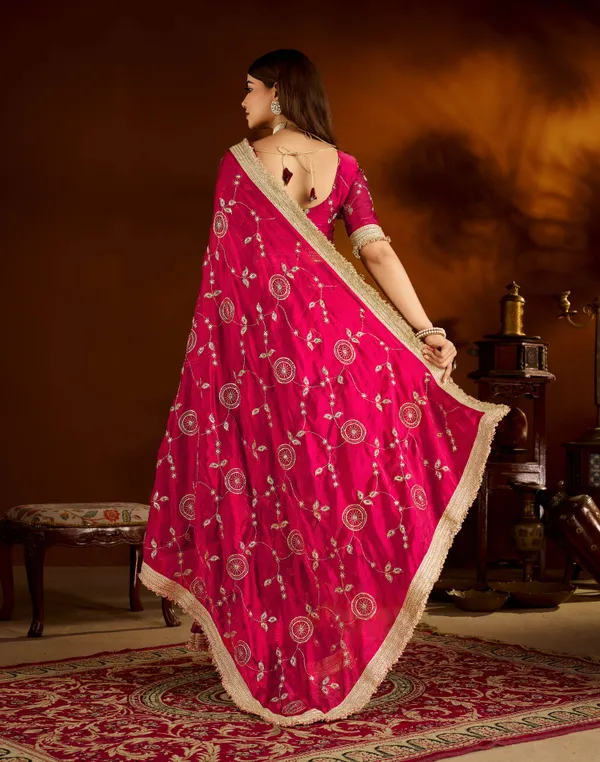 Pink_Satin_Silk_Saree_with_Heavy_Embroidered_Work