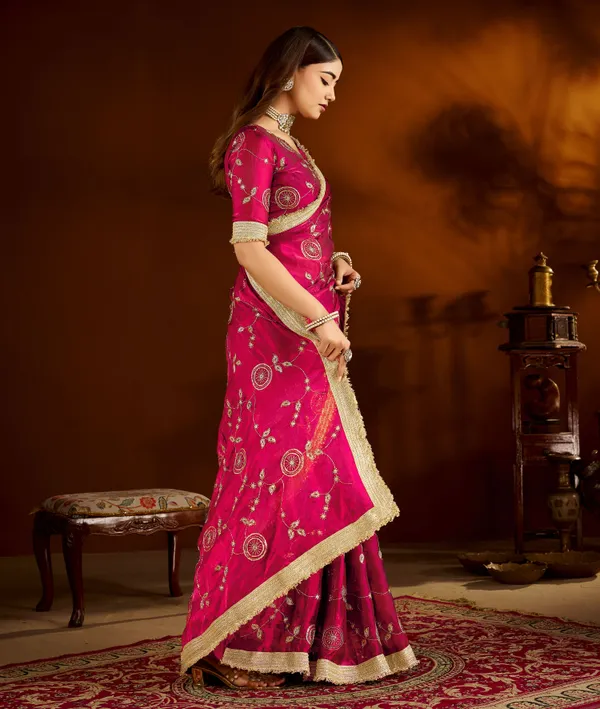 Pink_Satin_Silk_Saree_with_Heavy_Embroidered_Work