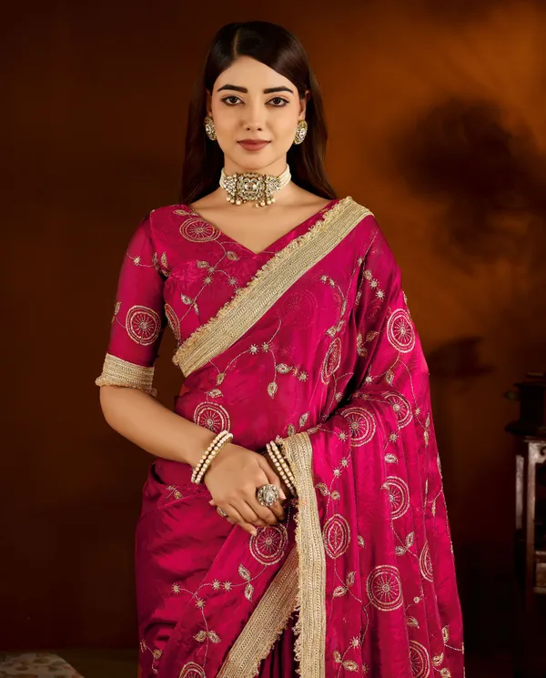 Pink_Satin_Silk_Saree_with_Heavy_Embroidered_Work