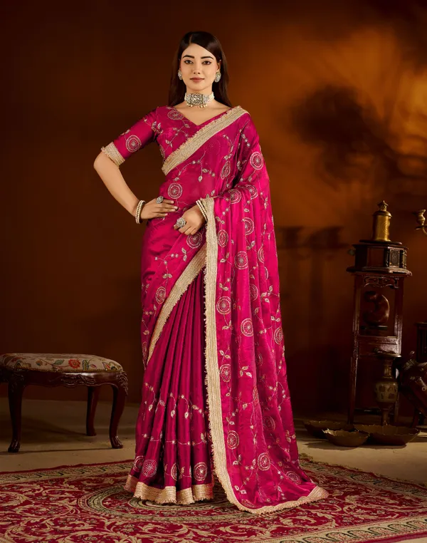 Pink_Satin_Silk_Saree_with_Heavy_Embroidered_Work