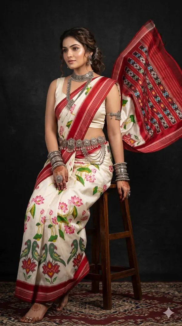 Pochammpalli_Designer_Printed_And_Dolla_Silk_Fabric_Sarees