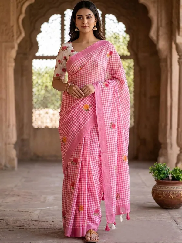 Latest_Linen_Sarees