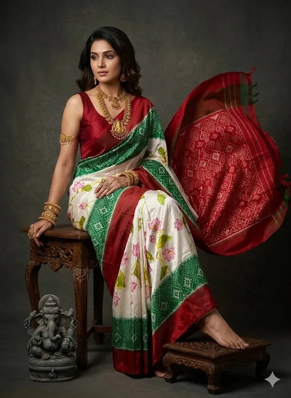 Pochammpalli_Designer_Printed_And_Dolla_Silk_Fabric_Sarees
