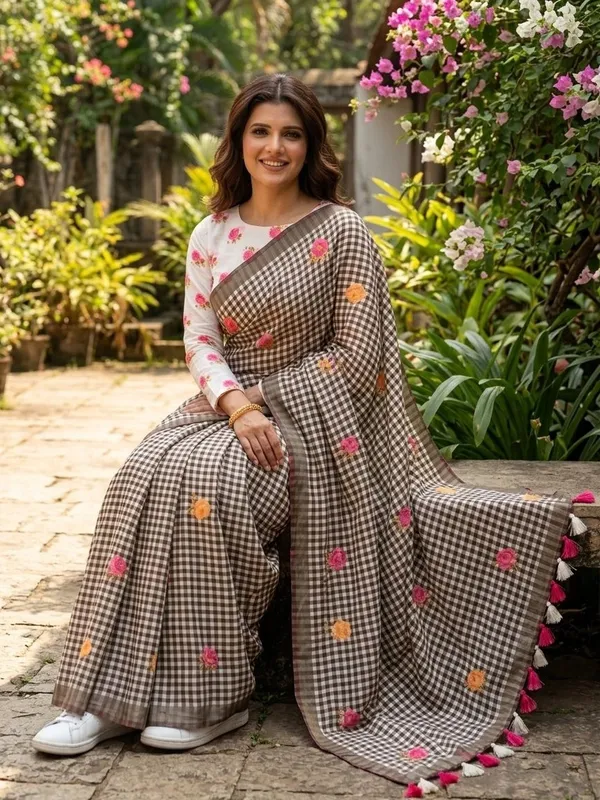 Latest_Linen_Sarees