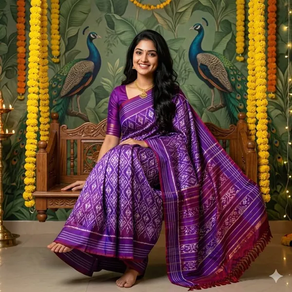 Pochampalli_Designer_Printed_And_Dolla_Silk_Fabric_Sarees