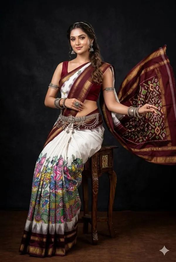 Pochammpalli_Designer_Printed_And_Dolla_Silk_Fabric_Sarees