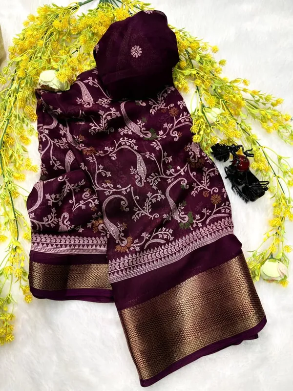Ajrakh_Printed_Saree