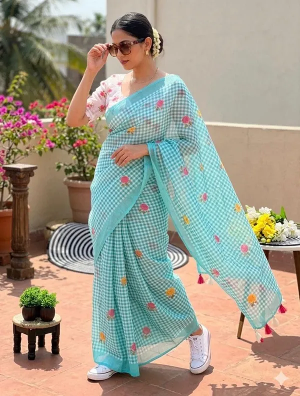 Latest_Linen_Sarees