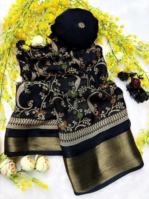 Ajrakh_Printed_Saree