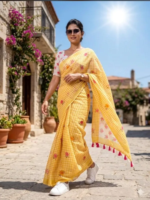 Latest_Linen_Sarees